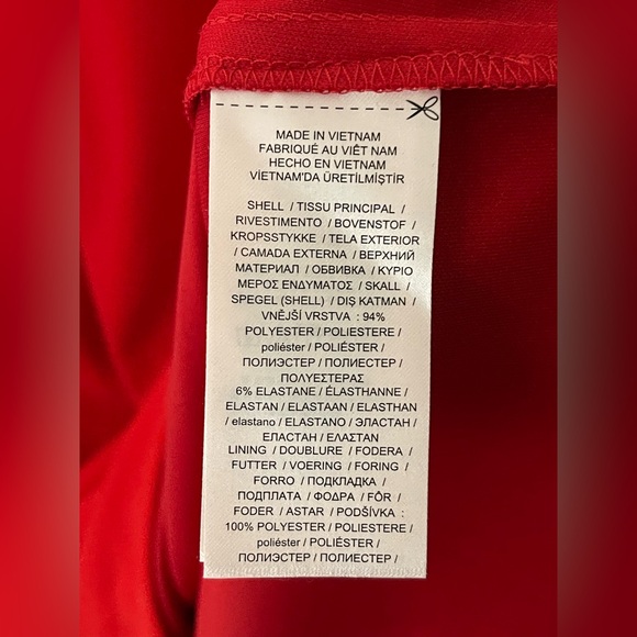 Ralph Lauren Vibrant Red Ruffle Mini Dress - Picture 12 of 13